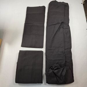 Full Size Microfiber Bed Sheets – Black Sheet Set